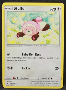 Stufful 110/147 SM - Burning Shadows Pokémon Normal Común - MP - Imagen 1 de 2