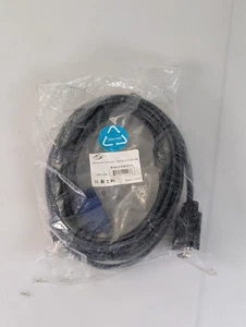 Cable INTERRUPTOR KVM USB 3 en 1 delgado de alta calidad Linkskey 10 pies M/M - Imagen 1 de 5