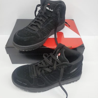 Zapatillas de Trabajo Airwalk Para Mujer Zapatos 10 D Negras Gamuza Mongo Punta Media Compuesta Foto 1 de 4