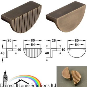 Tirador de diseño, centro de fijación 64 mm, cocina, gabinete, cajón, Hafele Luna - Imagen 1 de 10
