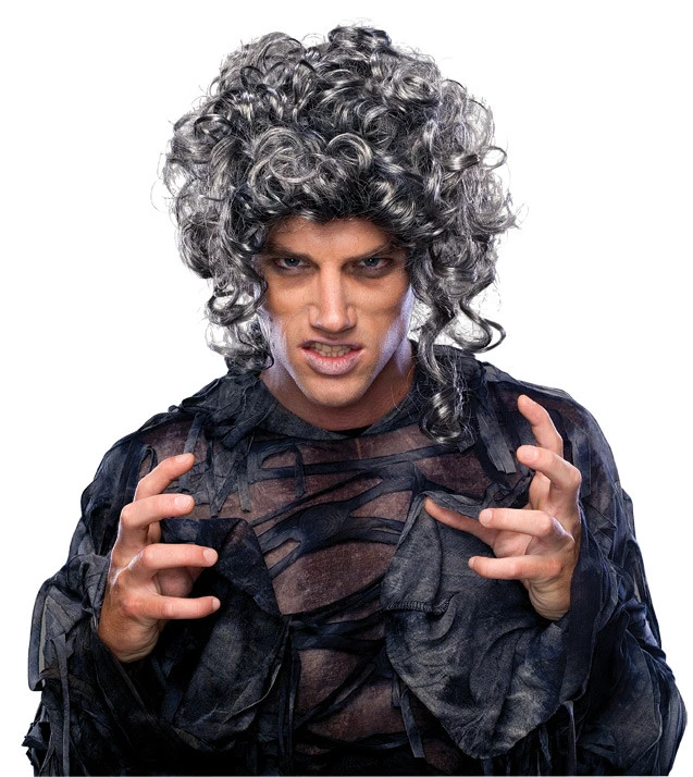 Deluxe Classic 18th Century ZOMBIE WIG Silver & Gray Washable Costume Accessory - Image 1 of 1