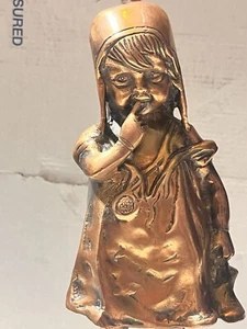 Juana Clara Art Nouveau “Girl Standing On Chair” Sculpture Bronze Statue - Picture 1 of 11