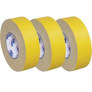 Tape Logic 11 Mil Gaffers Tape Yellow 2" x 60 yard Roll (3 Pack) - Picture 1 of 1