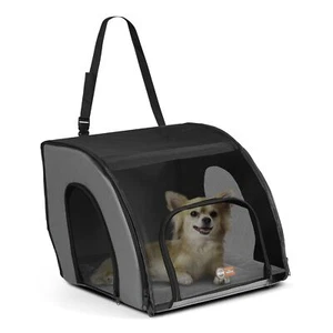 Asiento de coche cerrado K&H Pet Products perro gato, transporte de seguridad de viaje para mascotas, D... - Imagen 1 de 9