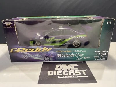 Ertl American Muscle 1995 Honda Civic Greddy Street Tuner 1:18 Hobby Edition - Image 1 of 4