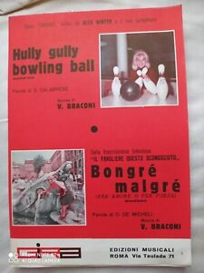 ALEX WINTER "HULLY GULLY BOWLING BALL" + "BONGRE' MALGRE'" - 1963 - ED. GIRA