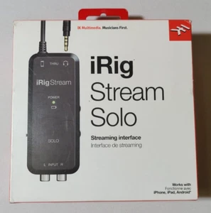 IK Multimedia iRig Stream SOLO Audio Interface for iOS & Android - Picture 1 of 8