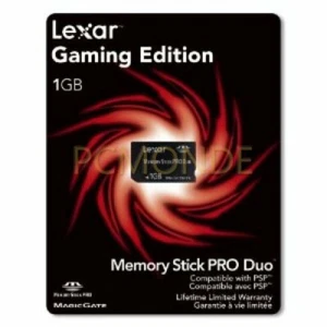 Lexar Memory Stick Pro Duo 1GB 40x Speed for Gaming (MSDP1GB-40-658) - Picture 1 of 1
