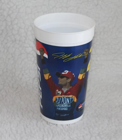 Vtg 1997 Jeff Gordon # 24 DuPont Nascar Racing Pepsi Cola Tumbler Display ONLY Cover