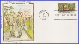 USA4 #2037 U/A COLORANO SILK FDC CCC - 50th anniversary - Bild 1 von 1