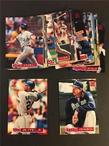 1994 Topps Stadium Club Seattle Mariners Team Set 30 Cards With Draft