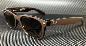 RAY BAN RB2132 6608M2 Matte Brown Polarized Unisex 55 mm Sunglasses - Picture 1 of 5