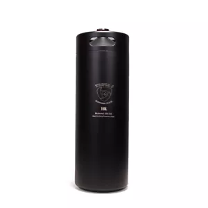 Triple J Acero Inoxidable 304 10L Portátil Mini Barril Negro Growler Cerveza Casera - Imagen 1 de 7