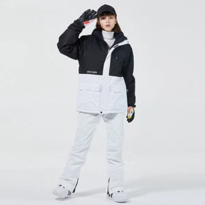 Outdoor Snow Suit -2024New Warm Windproof Waterproof Jackets and Strap Pants Set - Picture 1 of 58