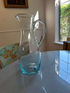 Blue Glass Wine Carafe Could be a Juice pitcher - Picture 1 of 5