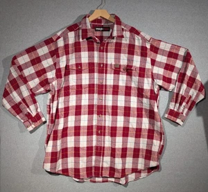 Wrangler RIGGS Workwear Flanell Langarm Hemd Herren 3XLT* rot weiß kariert - Bild 1 von 12