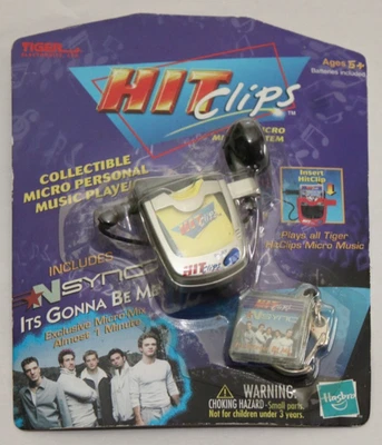Microjugador NSYNC Hit Clips It's Gonna Be Me PLATEADO - 2000 Marca TIGER Foto 1 de 4