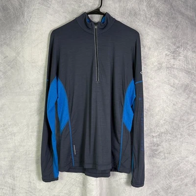 Icebreaker x Moosejaw GT 200 1/4 Cremallera Para Hombre Talla XL Rendimiento Lana Merino Foto 1 de 4