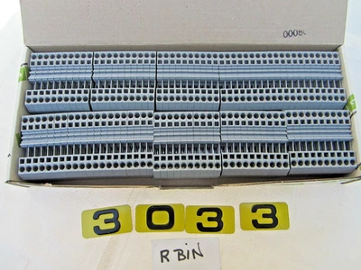 WAGO 280-901 TERMINAL BLOCK CONNECTOR 2 POSITION FEED THRU   LOT OF 100 - Image 1 of 4