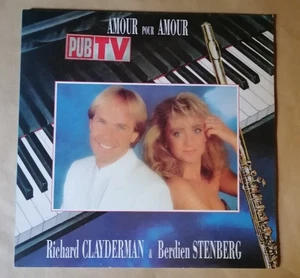 RICHARD CLAYDERMAN & BERDIEN STENBERG : Amour pour Amour LP 33T 1989 état EX - Picture 1 of 2
