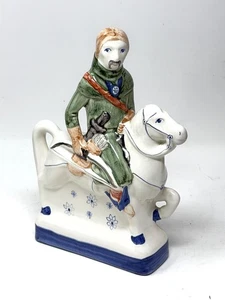 Rye Pottery Canterbury Tales "Yeoman" Figur, handbemalt England, 9" - Bild 1 von 8