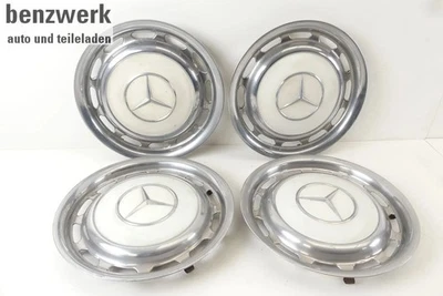 Mercedes W108 W116 W114 W115 W123 4X Radkappe Chrom 14 Zoll ORIGINAL 1154010324✔ - Bild 1 von 4