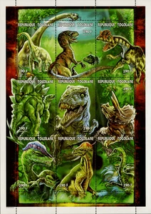 Dinosaurios (2754) - Perf. - Completo - Imagen 1 de 2