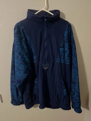 Vintage 90s Rip Curl Australia 1/4 zip windbreaker fleece lined RN61744 XL - Image 1 of 4