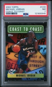 2002-03 Topps Michael Jordan Coast To Coast (CC8) PSA 7 Freshly Graded - Picture 1 of 1