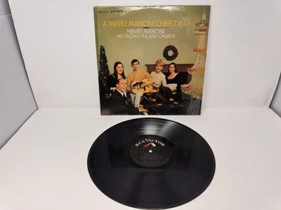 Henry Mancini A Merry Mancini Christmas 1966 RCA Victor Stereo LP VG Foto 1 de 4