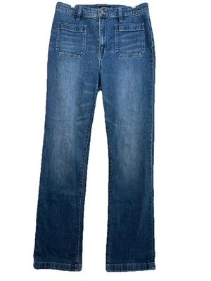 J Crew Full Length Demi Boot Denim Jeans Womens Size 30 Tall x 34 Inseam - Image 1 of 4