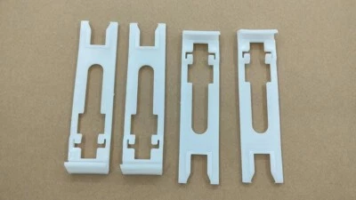 4 clips de retención de faros blancos para Chevrolet Buick GMC 10298115 Foto 1 de 4