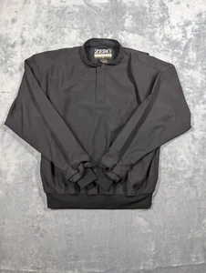 Zero Restriction Windbreaker Mens Size Medium Black Golf Pullover Softshell - Picture 1 of 8