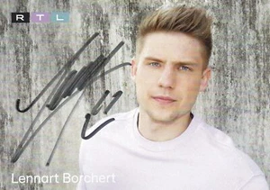 RTL *GZSZ* Autogrammkarte #7 von LENNART BORCHERT - Bild 1 von 1