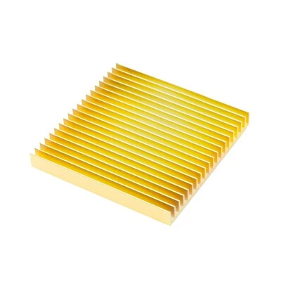 Remache de aleta para ollas y sartenes calientes, de Souda, moderno, anodizado dorado, base de corcho Foto 1 de 4