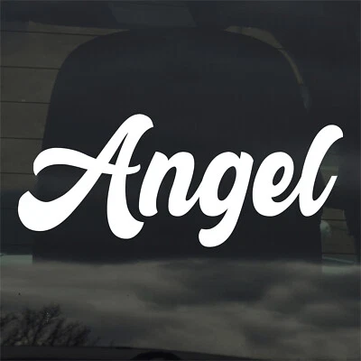 Calcomanía adhesiva de ángel - Lindo inspirado en la diversión - Vaso teléfono computadora portátil ventana de coche Foto 1 de 4