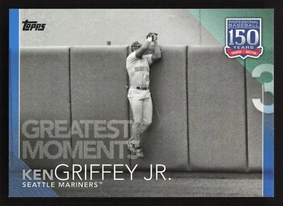 2019 Topps #150-67 Ken Griffey Jr. BLUE Greatest Moments Seattle Mariners - Image 1 of 2