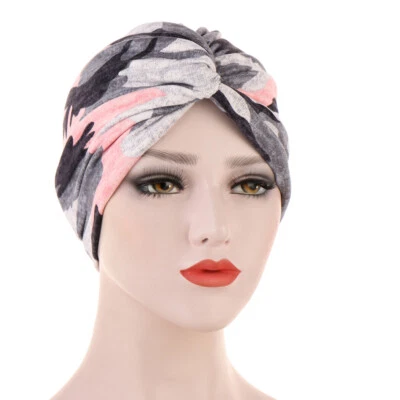 Women's Chemo Cap Cancer Hat Muslim Hair Scarf Turban Hijab Head Wrap Cover New - Image 1 of 4