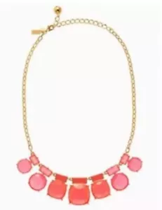 Kate Spade Women's Cause A Stir Graduated Necklace Pink Multi W1054 - Picture 1 of 2