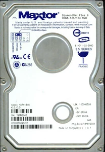 RAMB1TV0 5A300J00806R4 NGDD Maxtor 3.5 IDE 300GB - Picture 1 of 1