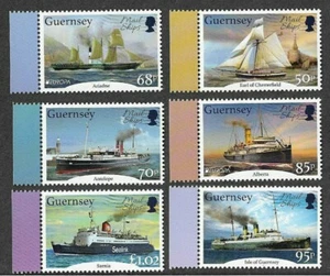 Guernsey-Mailboats-Ancient Postal Routes 2020 mnh-Ships - Picture 1 of 1