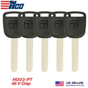 5X Llave de transpondedor ILCO para chip Honda/Acura HO03-PT PHILIPS 46 V - Imagen 1 de 1