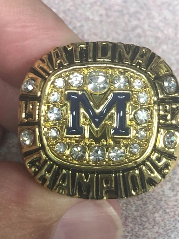 1997 BRIAN GRIESE COMMEMORATIVE CHAMPIONSHIP RING WOLVERINES SIZE 12 GRIESE Cover