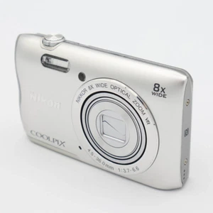 Nikon COOLPIX A300 Silver Digital Camera English Language From Japan Used - Picture 1 of 4