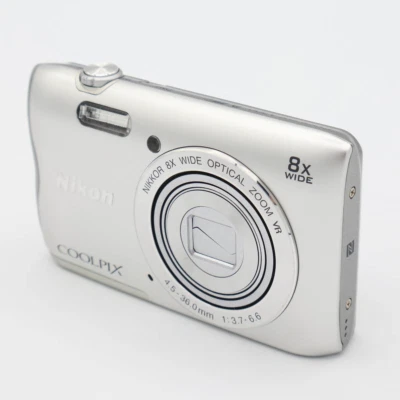 Nikon COOLPIX A300 Silver Digital Camera English Language From Japan Used - Image 1 of 4