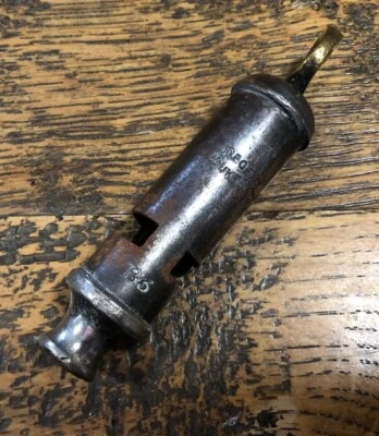 Scarce Vintage Bukta  B3 (Largest Size of 3) Brass & Steel Boy Scout Whistle - Image 1 of 4