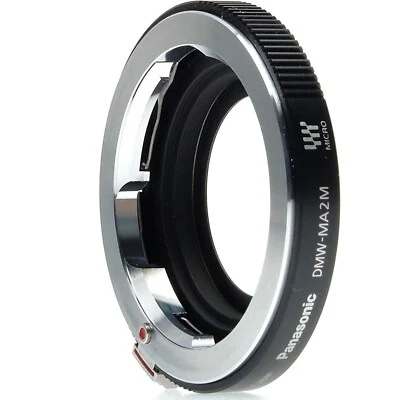 Adaptador de montaje de lente micro cuatro tercios Panasonic DMW-MA2M serie G para Panasonic Foto 1 de 4