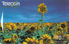  Telecom New Zealand Sunflowers telecard