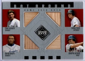 2002 UD Diamond Connection Baseball Ventura Rolen Beltre Alfonso QUAD BAT INSERT - Picture 1 of 1
