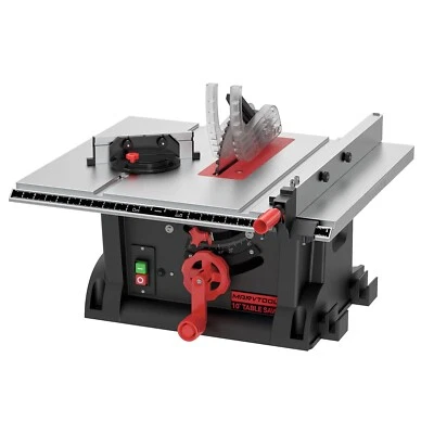 MARVTOOL 10" Table Saw 4600RPM 15AMP Corded Electric Cutting Saw Woodwork with Blade